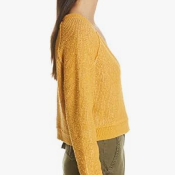 Free People Womens Cropped Knit Sweater - Picture 3 of 14